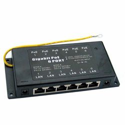 MaxLink 6-Port Passive Gigabit PoE Injector