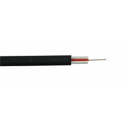 NFO Cable ADSS Flat, SM, G.652D, 2 fiber, 1 tube, 2x FRP, 7,2 x 4mm, 1 km