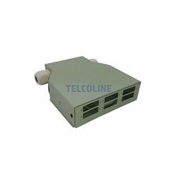 NFO Patch Panel DIN Rail, 6x SC Duplex