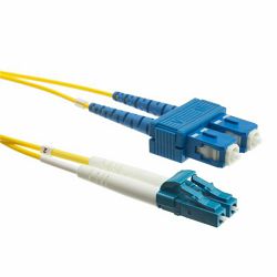 NFO Patch cord, LC UPC-SC UPC, Singlemode 9 125, G.657A2, Duplex, 3m