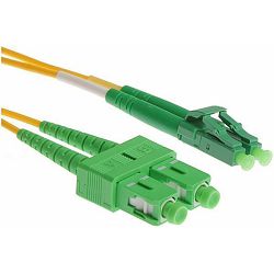 NFO Patch cord, LC APC-SC APC, Singlemode 9 125, G.657A2, Duplex, 20m