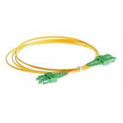 NFO Patch cord, SC APC-SC APC, Singlemode, 9 125, G.657.A2, Duplex, 3mm, 10m