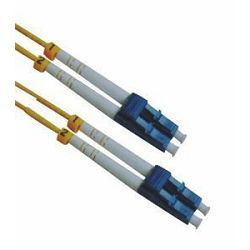 NFO Patch cord, LC UPC-LC UPC, Singlemode 9 125, G.652D, Duplex, 2m, LSZH