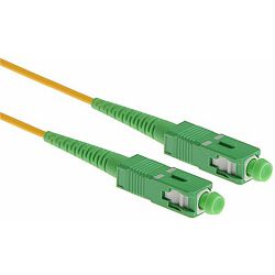 NFO Patch cord, SC APC-SC APC, Singlemode 9 125, G.657A2, Simplex, 15m