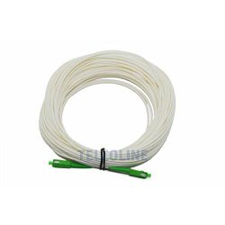 NFO Patch cord, SC APC-SC APC, Singlemode 9 125, G.657B3, Simplex, 7m, 3mm, White