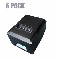 NaviaTec 80250 - 80mm USB only POS Thermal Printer - 6 pack
