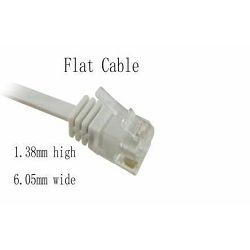 NaviaTec Cat6 patch cable flat, copper 20m