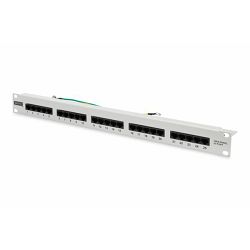 Digitus CAT 3 ISDN Patch Panel, unshielded 25 port, grey