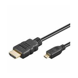 NaviaTec HDMI A-plug to Micro D HDMI plug 1.5m w Ethernet