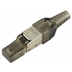 NaviaTec CAT6A STP Toolless Modular Plug with Strain relief