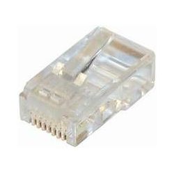 NaviaTec CAT5e unshielded RJ45 modular plug round cable 10pc