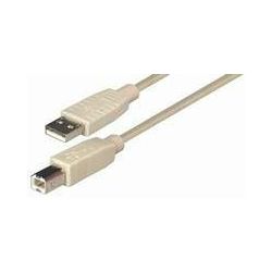 NaviaTec USB 2.0 A plug to B plug 3m beige