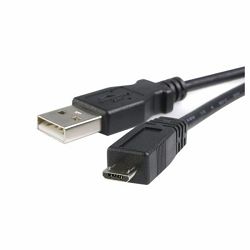 NaviaTec USB 2.0 A to USB micro B 1,8m Black