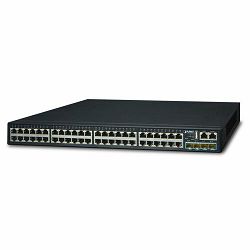 Planet Layer 3 48-Port 10 100 1000T 4-Port 10G SFP Stackable Managed Switch