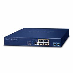 Planet Wireless AP Managed Switch with 8-Port 802.3at PoE 2-Port 10G SFP
