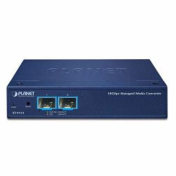 Planet Industrial 2-Port 10G 1GBASE-X SFP Managed Media Converter