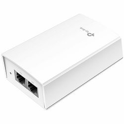 TP-Link POE4824G Omada 48V 24W Passive PoE Adapter, 1× 10/100/1000Mbps RJ45 Shielded Data IN Port, 1× 10/100/1000Mbps RJ45 Shielded Passive PoE Port, 48V passive PoE supported, Wall mount, Auto-determ