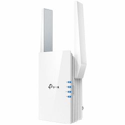 TP-Link AX1500 Wi-Fi 6 Range Extender, 300 Mbps at 2.4GHz, 1200 Mbps at 5GHz, IEEE 802.11a/n/ac/ax 5GHz, IEEE 802.11b/g/n 2.4GHz; 64/128-bit WEP, WPA/WPA-PSK2 encryptions