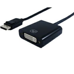 STANDARD adapter/kabel DisplayPort - DVI-D (24+1), M/F, 0.15m