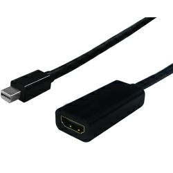 STANDARD adapter/kabel Mini DisplayPort - HDMI, M/F, 0.1m