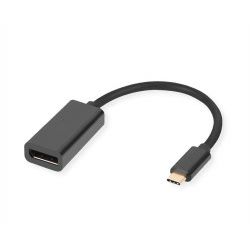 STANDARD USB-C - DisplayPort adapter, v1.2, M/F, 4K-60Hz