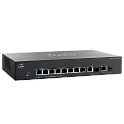 SF 302-08 8-port 10/100 Managed Switch with Gigabit Uplinks