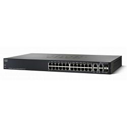 SF 300-24 24-port 10/100 Managed Switch with Gigabit Uplinks