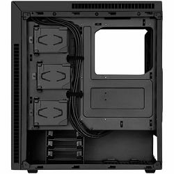 SilverStone SST-KL07B Kublai Midi Tower, ATX & mATX MB support, ATX PSU, Internal bays 3x 3.5" & 3x 2.5", Foam padded, 2x 140mm fans included, Silent Computer Case, Black