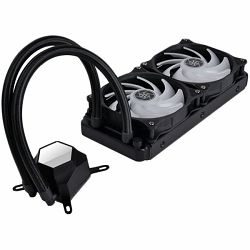 SilverStone PermaFrost Premium Water Cooler, Dual Adjustable 120mm PWM, ARGB, Intel/AMD (LGA775/115X/1200/1366/1700/2011/2066 and AMD AM2/AM3/AM4/AM5/FM1/FM2)