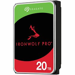 SEAGATE HDD Desktop Ironwolf PRO NAS + Rescue (3.5"/20TB/SATA/rmp 7200)