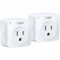 TP-Link Tapo P100 (2-pack), Mini Smart Wi-Fi Socket, Remote Control for Home Appliances, IEEE 802.11b/g/n, Bluetooth 4.2, Wi-Fi 2.4GHz, Android 4.4+, iOS 9.0+