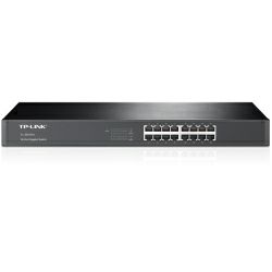 TP-Link 16-port Gigabit preklopnik (Switch), 16×10/100/1000M RJ45 ports, 1U 19", Rack Mount, metalno kućište