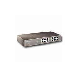 TP-Link 16-Port Gigabit Desktop/Rackmount Switch, 16 10/100/1000M RJ45 ports, 1U 13-inch rack-mountable steel case, energy-efficient technology, supports MAC address self-learning, Auto MDI/MDIX and A