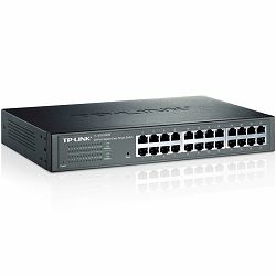 Switch TP-LINK 24-Port Gigabit Easy Smart Switch, 24 10/100/1000Mbps RJ45 ports,  MTU/Port/Tag-based VLAN, QoS, IGMP Snooping