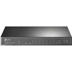 TP-Link 10-port Gigabit PoE preklopnik (Switch), 8×10/100/1000M RJ45 PoE ports, 1×G-LAN, 1×SFP, metalno kućište (63W)