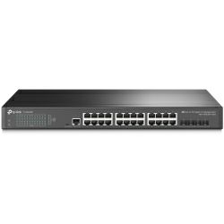 TP-Link JetStream 28-port Gigabit L2+ Smart preklopnik (Switch), 24×G-LAN, 4×10G SFP+, 19" rack-mount