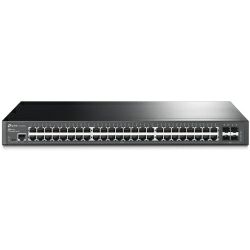 TP-Link JetStream 48-port Gigabit L2 Smart preklopnik, 48×10/100/1000 RJ45 ports, 4×SFP Gigabit, 1U 19" rack-mount