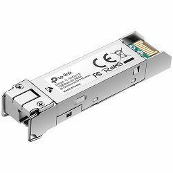 1000Base-BX WDM Bi-Directional SFP module, TX: 1550 nm and RX: 1310 nm, 1 LC Simplex port , up to 2 km transmission distance in 9/125 μm SMF (Single-Mode Fiber), Supports Digital Diagnostic Monitoring