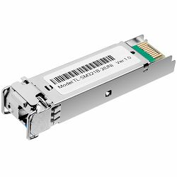 1000Base-BX WDM Bi-Directional SFP module, TX: 1310 nm and RX: 1550 nm, 1 LC Simplex port , up to 2 km transmission distance in 9/125 μm SMF (Single-Mode Fiber), Supports Digital Diagnostic Monitoring