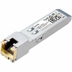 TP-Link TL-SM311T 1000BASE-T RJ45 SFP Module, 1000Mbps RJ45 Copper Transceiver, Plug and Play with SFP Slot, Up to 100 m Distance (Cat5e or above), Hot-Pluggable, Plug and Play, High Compatibility, Su