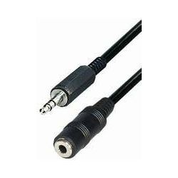 Transmedia Connecting Cable 3,5mm plug-jack 1m