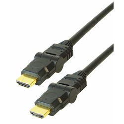 Transmedia High Speed HDMI-Kabel mit Ethernet, 2m, bendable