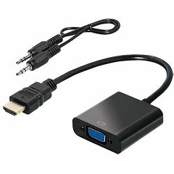 Transmedia HDMI signal to VGA video signal converter