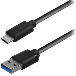 Transmedia USB type C plug - USB 3.1 type A plug, 1m