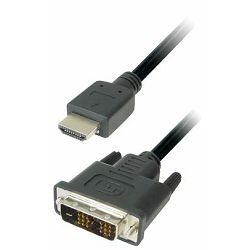 Transmedia Monitor Cable DVI HDMI 2m