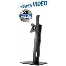 Transmedia Height adjustable desk stand for flat screens with spring system
