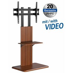 Transmedia Pedestal for Flat Screens, 37“ - 75“ up to 40kg, black PVC Veneer