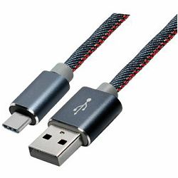Transmedia USB type C plug - USB type A plug 1m REVERSIBLE