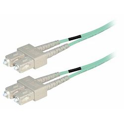 Transmedia Fibre optic MM OM4 Duplex Patch cable SC-SC 20m