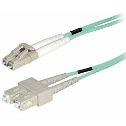 Transmedia Fibre optic MM OM4 Duplex Patch cable LC-SC 10m